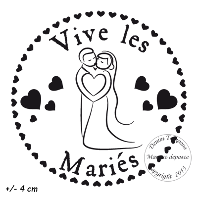 15 Tampon Vive Les Maries Par Meldon